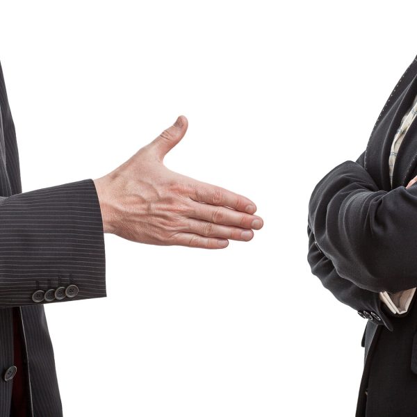 Handshake proposal in case of quarrel between two managers
