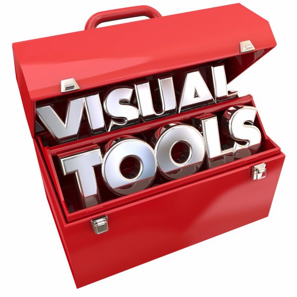 Visual Tools Learning Education Resources Toolbox 3d Illustration